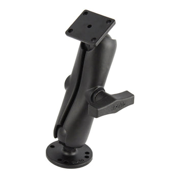 RAM-139U:RAM-139U_1:RAM Double Ball Mount with Round and Rectangular Plates