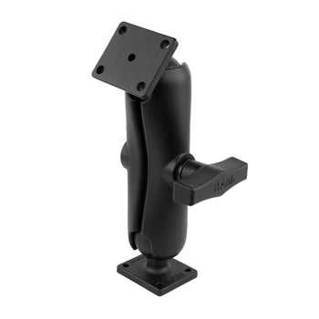 RAM-141U:RAM-141U_1:RAM® Double Ball Mount with Rectangle AMPS Plates - C Size Medium