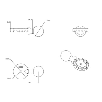 RAM-162BU:RAM-162BU_2:RAM® Ratchet Adapter with Ball