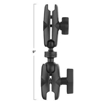 RAM-201-B-BC-201U:RAM-201-B-BC-201U_2:RAM 9" Long C Size to B Size Double Socket Arm Extension