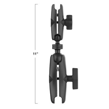 RAM-201-BC-201U:RAM-201-BC-201U_2:RAM 11" Long C Size to B Size Double Socket Arm Extension