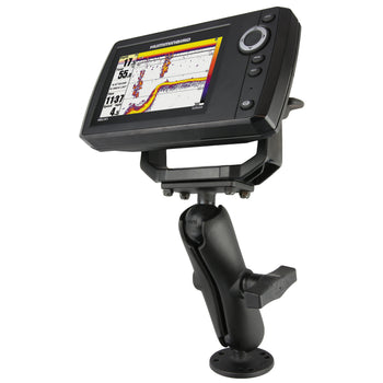 RAM-202-153-202:RAM-202-153-202_1:RAM Drill-Down Double Ball Mount for Humminbird Helix 5 - Medium