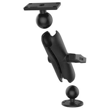 RAM-202-153-202:RAM-202-153-202_3:RAM Drill-Down Double Ball Mount for Humminbird Helix 5 - Medium