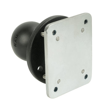 RAM-202-225-2U:RAM-202-225-2U_2:RAM Drill-Down Dashboard Ball Base with Backing Plate - C Size