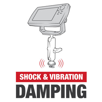 RAM-202-24-354-TRA1U:RAM-202-24-354-TRA1U_3:RAM® Track Ball™ Mount for Humminbird Helix 7