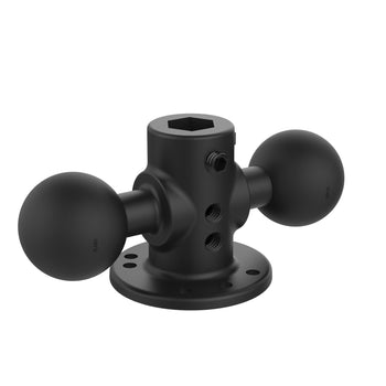 RAM-217-1U:RAM-217-1U_1:RAM Double Ball Adapter with Round Base - C Size