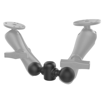 RAM-217-3U:RAM-217-3U_3:RAM Double Ball Adapter with 1/2" NPT Threaded Hole