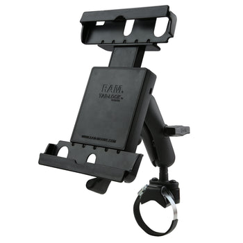 RAM-231Z-2-TABL20U:RAM-231Z-2-TABL20U_1:RAM ATV/UTV Rail Mount for 9"-10.5" Tablets with Heavy Duty Cases
