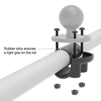 RAM-233U:RAM-233U_2:RAM Rail Adapter Kit for Round Bases