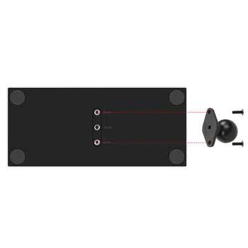 RAM-238-WCT-2-MS2:RAM-238-WCT-2-MS2_4:RAM® Wheelchair Arm Mount for Xbox Adaptive Controller