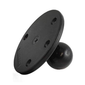 RAM-240U-IN1:RAM-240U-IN1_1:RAM® Large Round Plate with Ball and Steel Reinforced Bolt