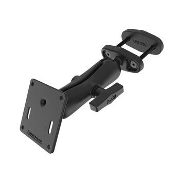 RAM-2461-247U-2:RAM-2461-247U-2_1:RAM 2" Square Post Clamp Mount with 75x75mm VESA Plate