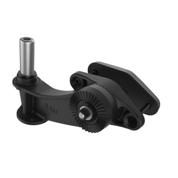 RAM-247U-4P1:RAM-247U-4P1_1:RAM 4" Square Post Clamp Ratchet Base with 1/2" NPT Post