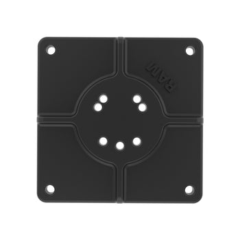 RAM-255U:RAM-255U_2:RAM 6" x 6" Flat Base with AMPS Hole Pattern