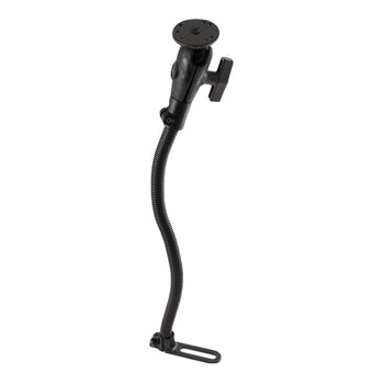 RAM-316-1-202U:RAM-316-1-202U_1:RAM Pod™ I Vehicle Mount with 18" Aluminum Rod and Round Plate - C Size