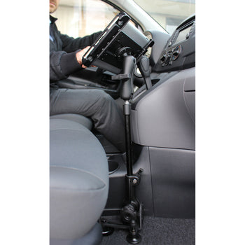 RAM-316-HD-202U:RAM-316-HD-202U_6:RAM Pod HD™ 24" Vehicle Mount with Round Plate