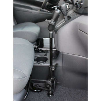 RAM-316-HD-238U:RAM-316-HD-238U_3:RAM Pod HD™ 24" Vehicle Mount with Diamond Plate