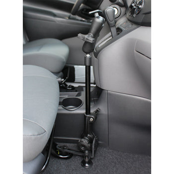 RAM-316-HD-238U:RAM-316-HD-238U_4:RAM Pod HD™ 24" Vehicle Mount with Diamond Plate