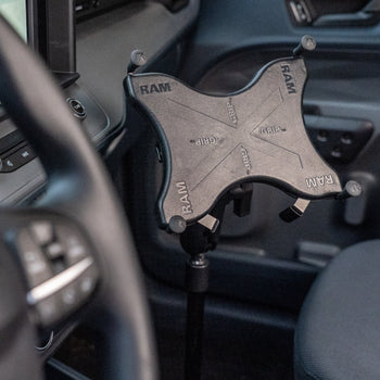 RAM-316-HD-UN9U:RAM-316-HD-UN9U_7:RAM Pod HD™ 24" Vehicle Mount with RAM X-Grip for 9"-11" Tablets