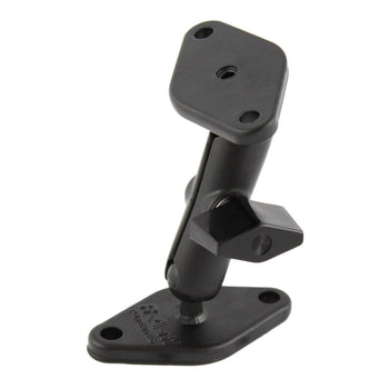 RAM-A-101U:RAM-A-101U_1:RAM Double Ball Diamond Plate Mount - A Size Medium