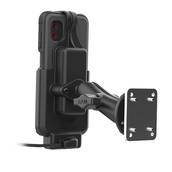 RAM-B-101-225B2-SAM84-V7B1U:RAM-B-101-225B2-SAM84-V7B1U_2:RAM EZ-Roll'r™ Dock & Dashboard Mount for Samsung XCover7 Pro & 6 Pro