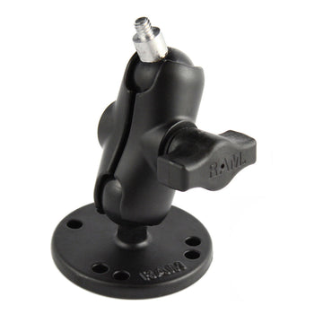 RAM-B-101-A-237U:RAM-B-101-A-237U_1:RAM Drill-Down Double Ball Mount with 1/4"-20 Stud - B Size Short