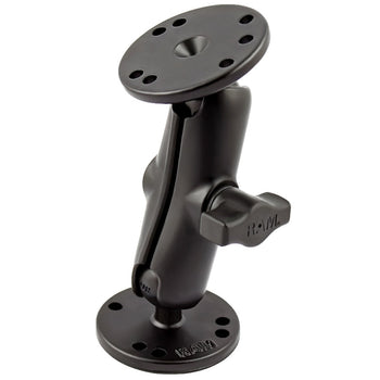 RAM-B-101:RAM-B-101_1:RAM Universal Double Ball Mount with Two Round Plates - B Size Medium