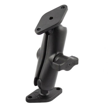 RAM-B-102U:RAM-B-102U_1:RAM Double Ball Diamond Plate Mount - B Size Medium