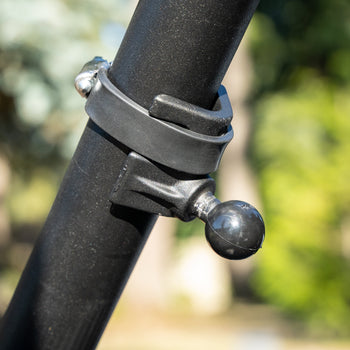 RAM-B-108B:RAM-B-108B_2:RAM Strap Hose Clamp Ball Base 1" - 2.1"