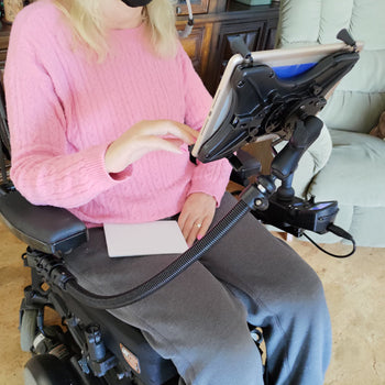 RAM-B-114P-18-201U:RAM-B-114P-18-201U_4:RAM® Quick Release 18" Arm Extension for Wheelchairs
