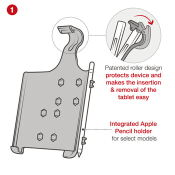 RAM-B-121-AP36U:RAM-B-121-AP36U_7:RAM Yoke Clamp Mount for Apple iPad mini (A17 Pro) & mini 6