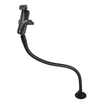 RAM-B-123-9018-INT1:RAM-B-123-9018-INT1_1:RAM® 90-Degree 18" Flexible Pipe with Double Ball Mount