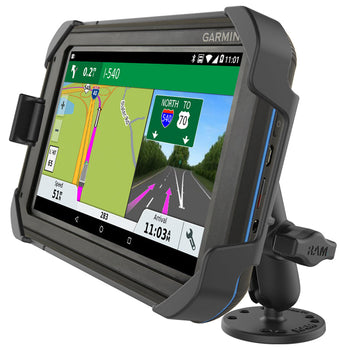 RAM-B-138-GA75LU:RAM-B-138-GA75LU_1:RAM Drill-Down Mount for Garmin Fleet 770, Overlander + More