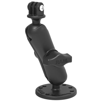 RAM-B-138-GOP1U:RAM-B-138-GOP1U_2:RAM Drill-Down Mount with Universal Action Camera Adapter