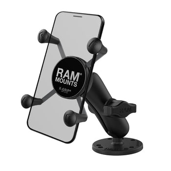 RAM-B-138-UN7:RAM-B-138-UN7_1:RAM X-Grip Phone Mount with Drill-Down Base