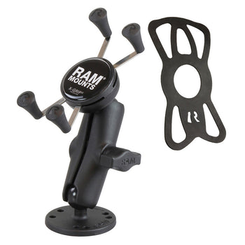 RAM-B-138-UN7U:RAM-B-138-UN7U_2:RAM X-Grip Phone Mount with Drill-Down Base