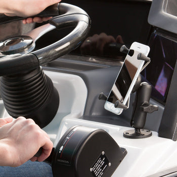RAM-B-138-UN7:RAM-B-138-UN7_3:RAM X-Grip Phone Mount with Drill-Down Base