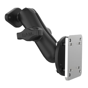 RAM-B-138U-225B2:RAM-B-138U-225B2_3:RAM Double Ball Mount with Backing Plate & Diamond Plate