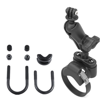 RAM-B-149Z-2-GOP1U:RAM-B-149Z-2-GOP1U_3:RAM ATV/UTV Handlebar U-Bolt Mount with Action Camera Adapter