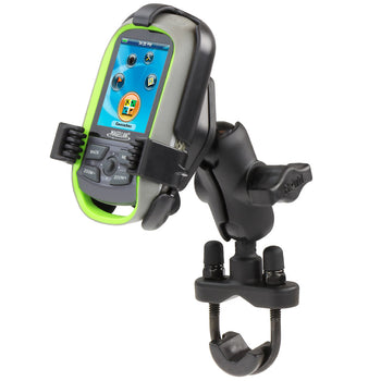 RAM-B-149Z-A-MA15U:RAM-B-149Z-A-MA15U_1:RAM Handlebar U-Bolt Double Ball Mount for Magellan eXplorist GC + More