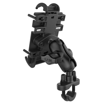 RAM-B-149Z-A-PD3:RAM-B-149Z-A-PD3_3:RAM Quick-Grip™ Phone Mount with Handlebar U-Bolt Base - Short
