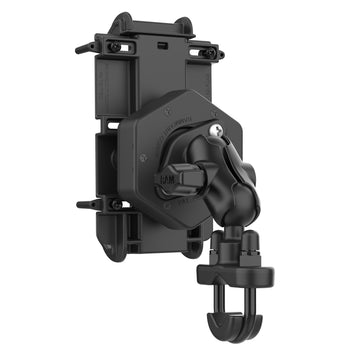 RAM-B-149Z-A-PD4-462:RAM-B-149Z-A-PD4-462_2:RAM® Quick-Grip™ XL Phone Mount with Vibe-Safe™ & U-Bolt Base - Short