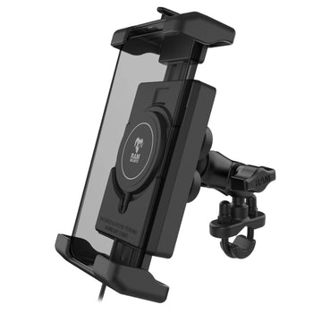 RAM-B-149Z-A-PD7V-W2MU:RAM-B-149Z-A-PD7V-W2MU_1:RAM Quick-Grip™ Pro XL Vibration Damping Phone Mount & Qi2 15W Charger