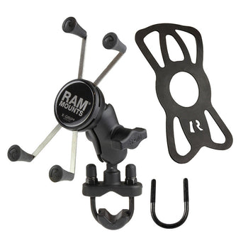RAM-B-149Z-A-UN10U:RAM-B-149Z-A-UN10U_2:RAM® X-Grip® Large Phone Mount with Handlebar U-Bolt Base - Short