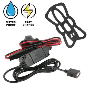 RAM-B-149Z-A-UN12W-V7M-1:RAM-B-149Z-A-UN12W-V7M-1_6:RAM Tough-Charge™ 15W Waterproof Wireless Charging Motorcycle Mount