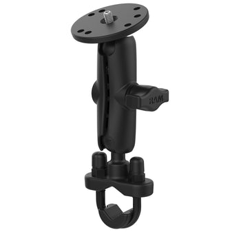 RAM-B-149Z-C1U:RAM-B-149Z-C1U_1:RAM Handlebar U-Bolt Double Ball Mount 1/4"-20 Threaded Stud - Medium