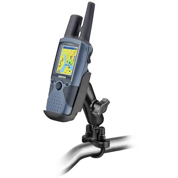 RAM-B-149Z-GA20U:RAM-B-149Z-GA20U_1:RAM Handlebar U-Bolt Double Ball Mount for Garmin Rino 520 + More