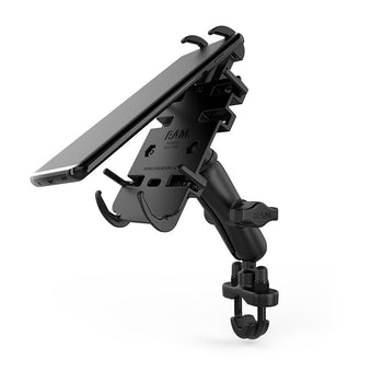 RAM-B-149Z-PD3:RAM-B-149Z-PD3_2:RAM Quick-Grip™ Phone Mount with Handlebar U-Bolt Base - Medium