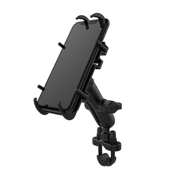 RAM-B-149Z-PD3:RAM-B-149Z-PD3_4:RAM Quick-Grip™ Phone Mount with Handlebar U-Bolt Base - Medium