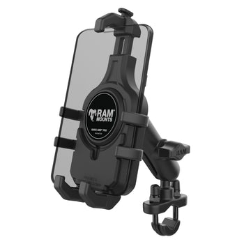 RAM-B-149Z-PD5U:RAM-B-149Z-PD5U_1:RAM Quick-Grip™ Pro Phone Mount with Handlebar U-Bolt Base - Medium